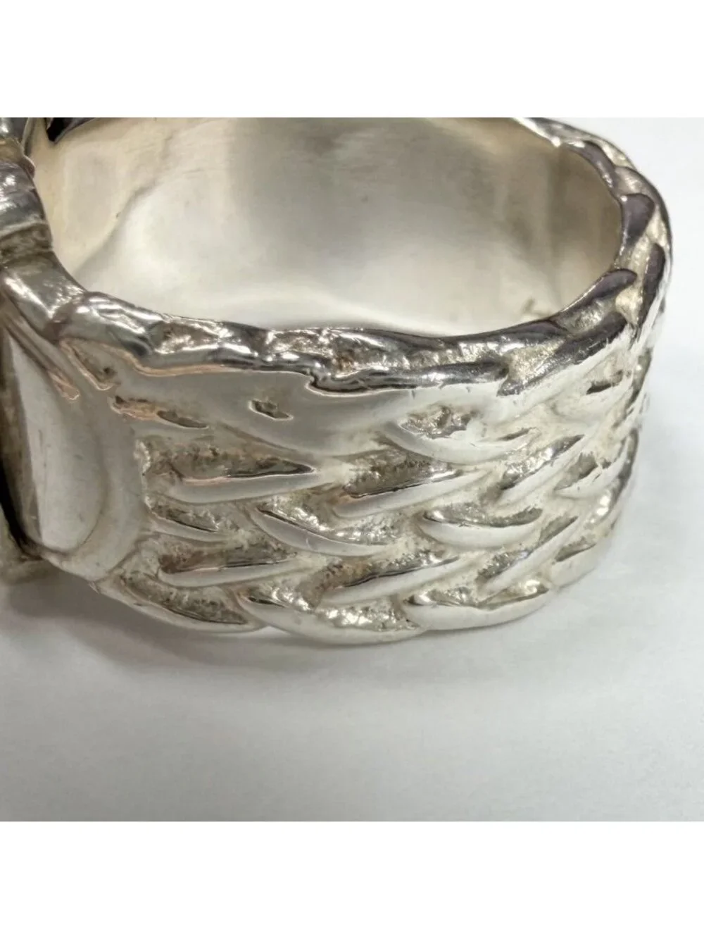 Hermes Ring Diane Vintage 54 925 Sterling Silver